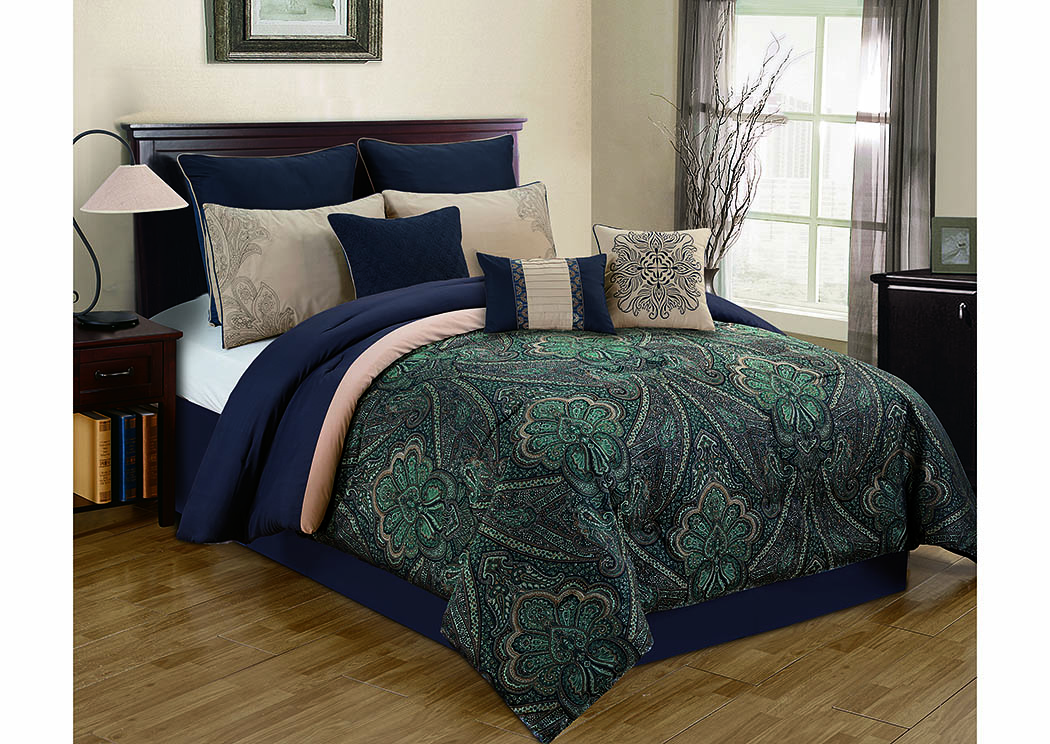 Renaissance Philadelphia Pa Raymond Blue Multicolor 9 Piece
