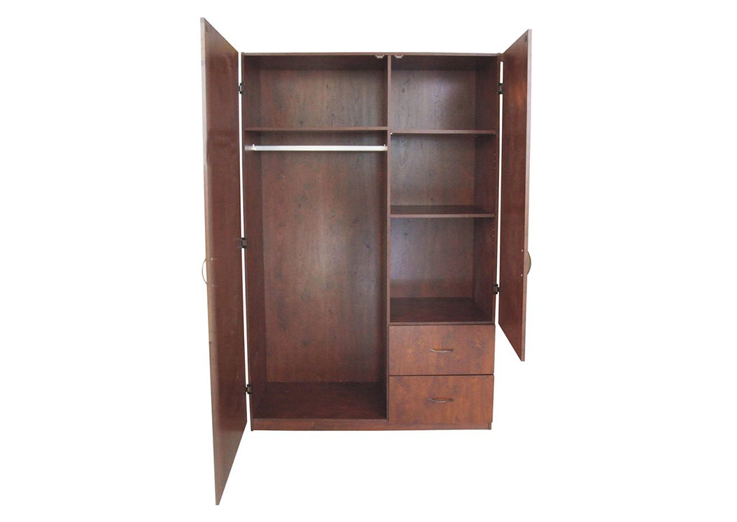 Bob S Discount House Walnut 2 Door Wardrobe