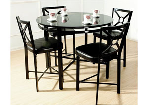 Black Counter Height Dinette Black Counter Height Dinette