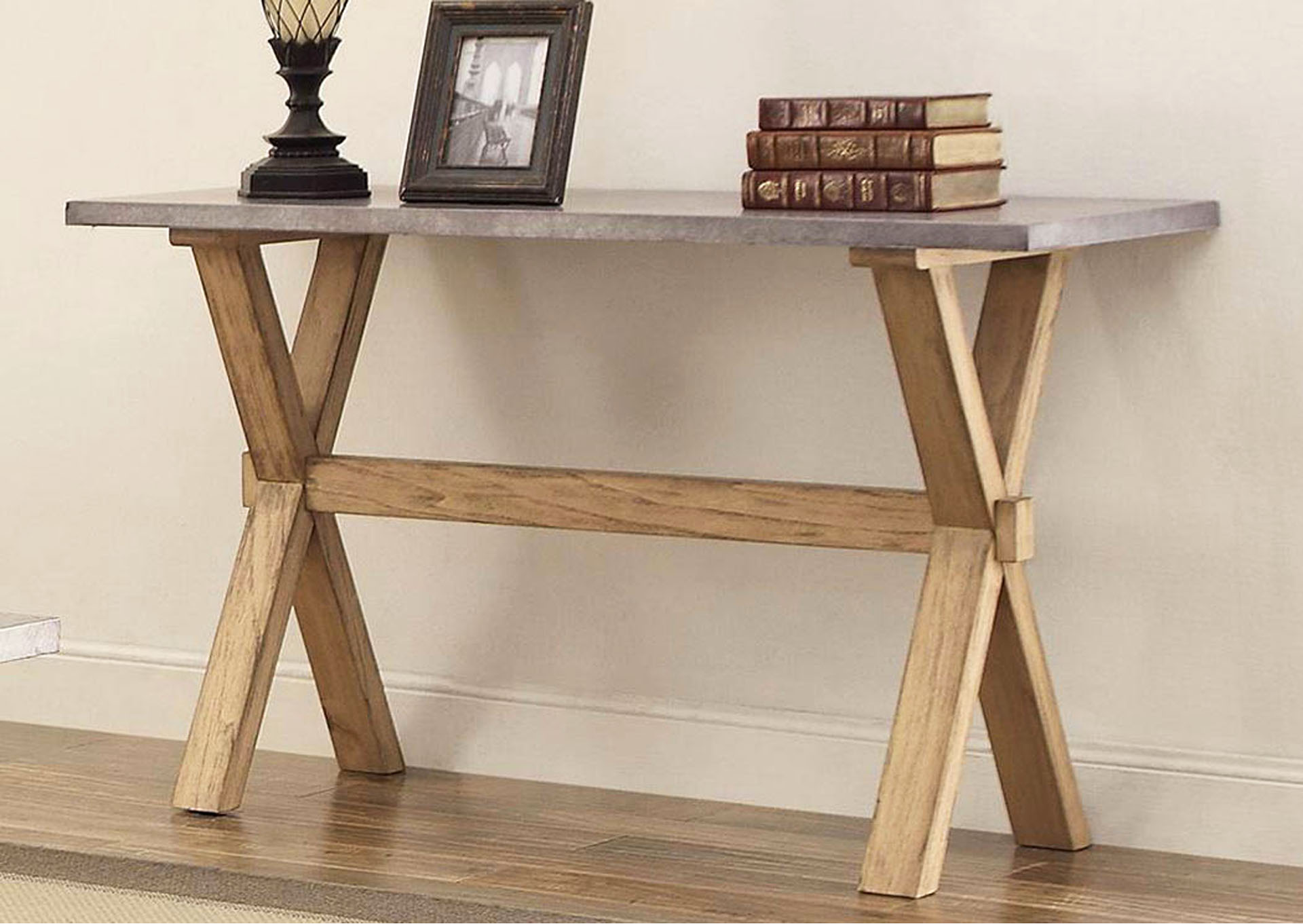 Renaissance Philadelphia Pa Luella Weathered Oak Sofa Table W