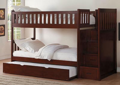 New Deal Mercantile Furniture Twin Twin Trundle Bed W 2 Storage