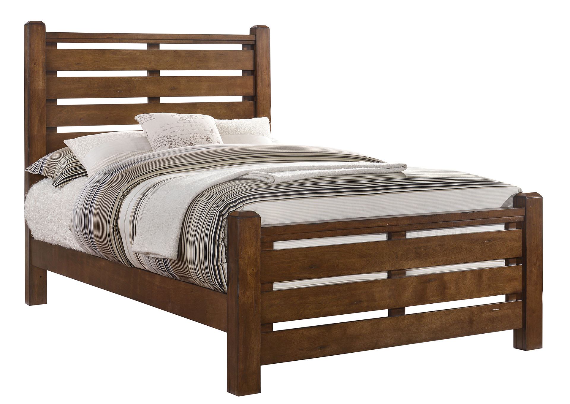 Sit Sleep Walker S Furniture 1022 Logan Full Bed With Dresser