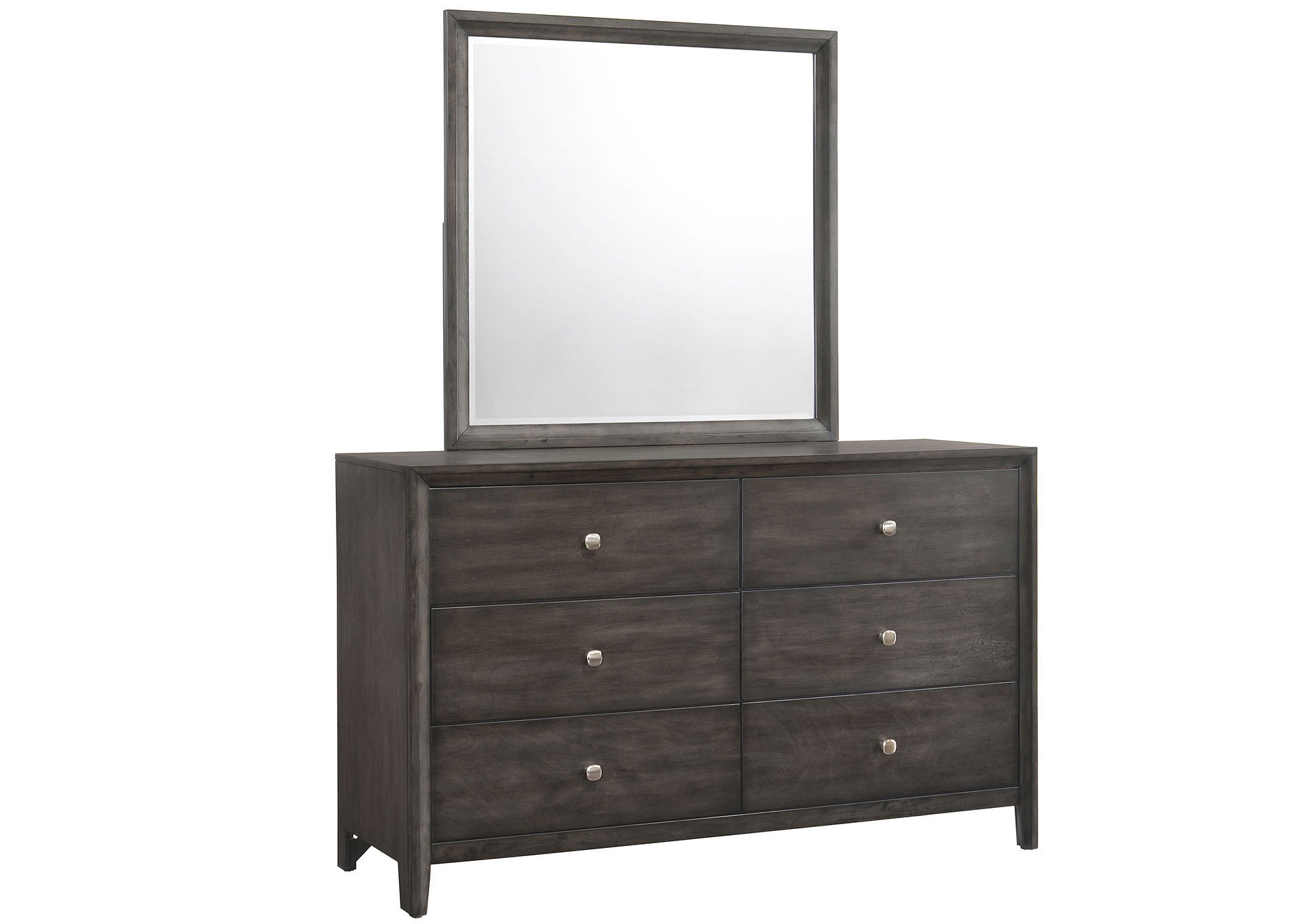 K R Furniture 1060 Grant Full Bed With Dresser And Mirror