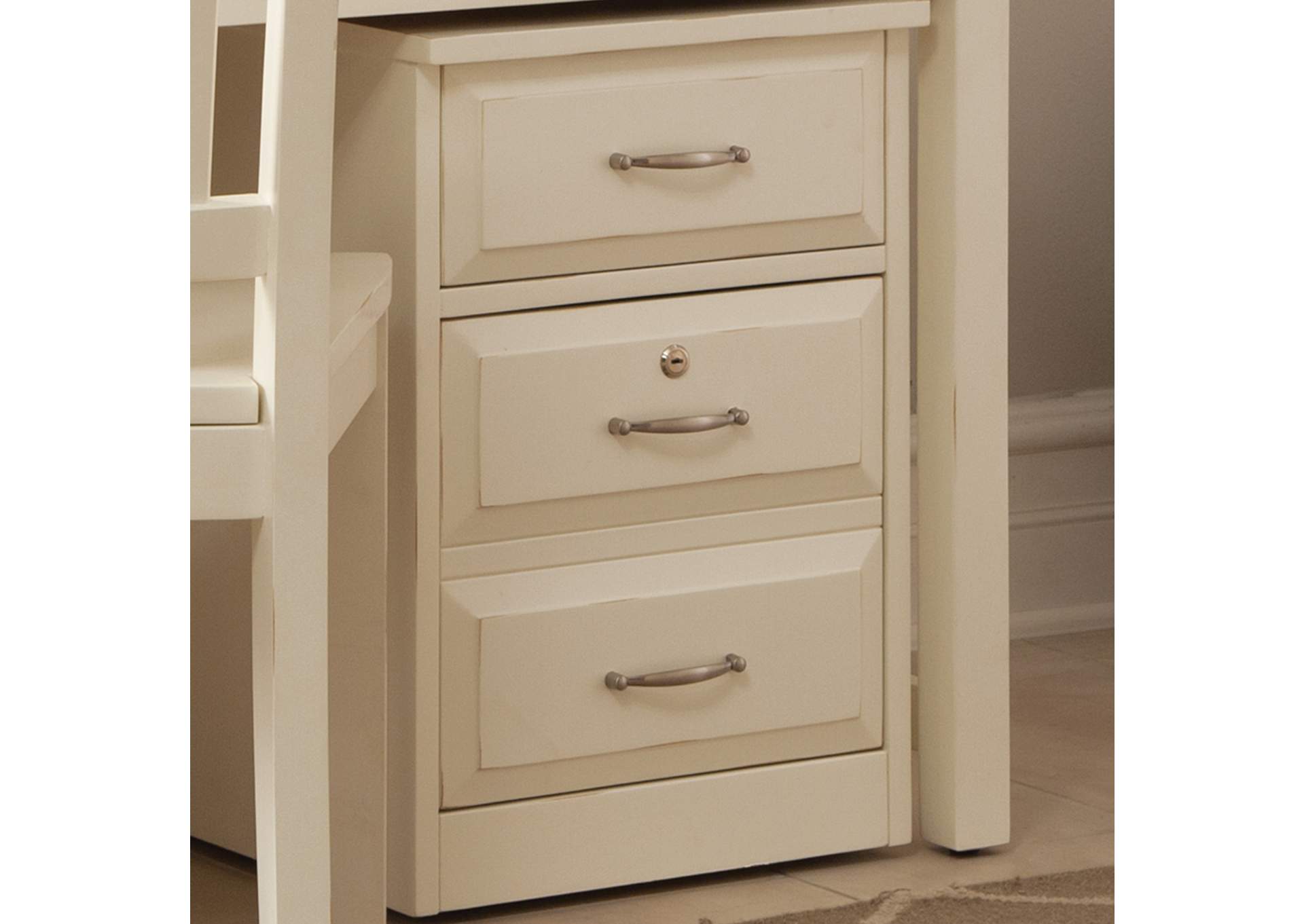 Hampton Bay White Mobile File Cabinet Red Barn Furniture Outlet