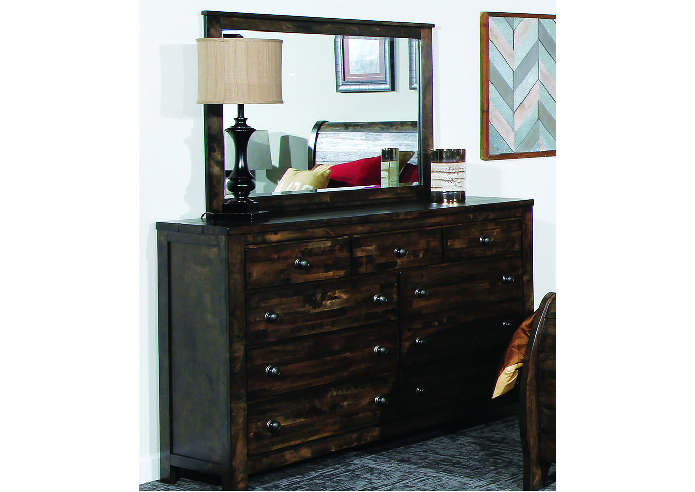 Best Buy Furniture And Mattress Blue Ridge Rustic Gray Dresser