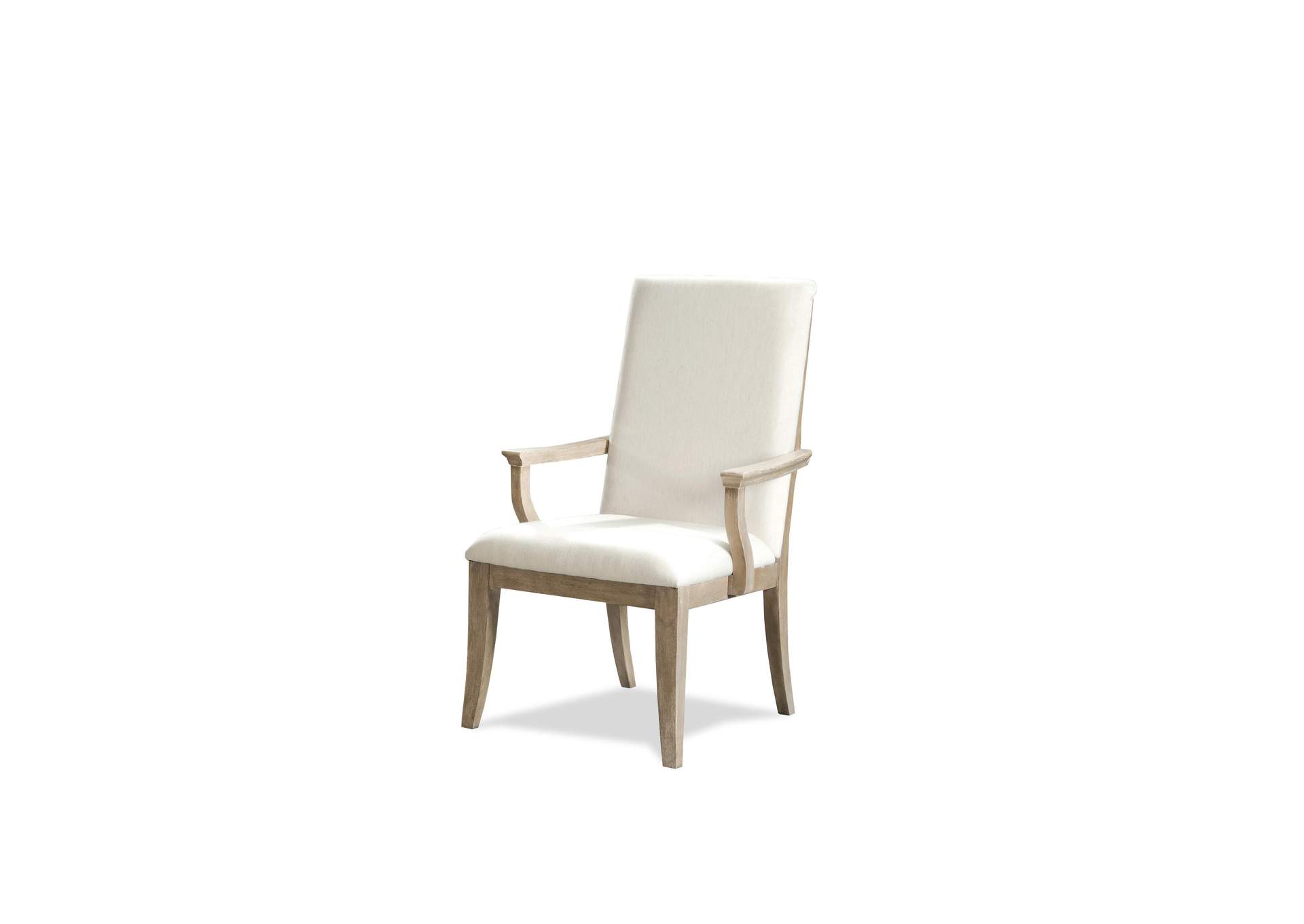 Woods Furniture Tx Sophie Natural Upholstered Arm Chair Set Of 2
