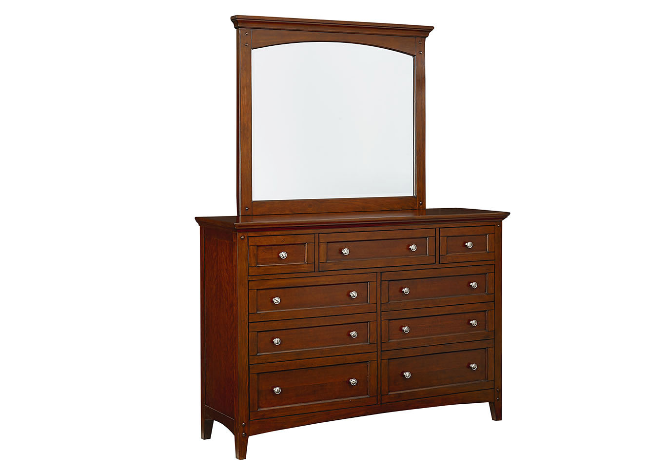 Long Furniture Rainbow City Al Cooperstown Brown Dresser