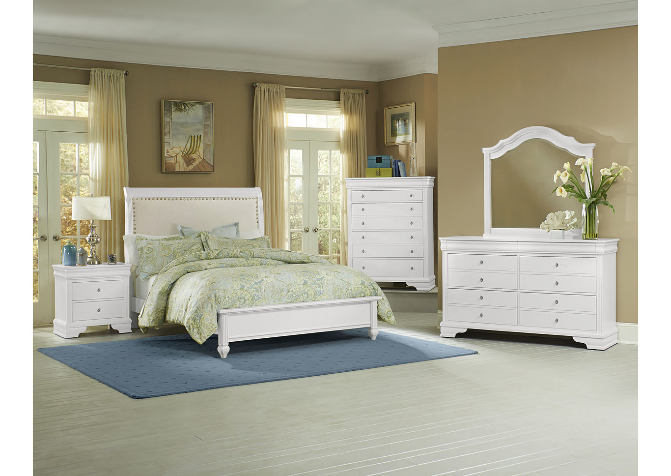 Country House Furniture French Market Soft White Youth Dresser W