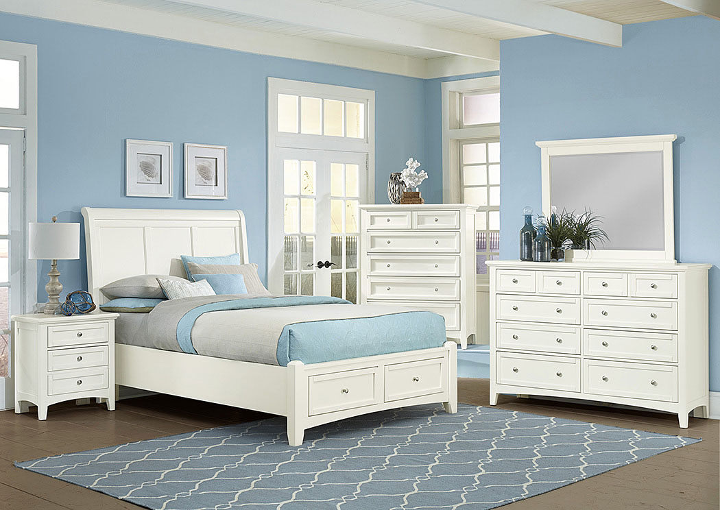 white sleigh cot with drawer